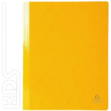 Exacompta flat file 'Iderama', glossy Manila cardboard, 355g, A4, yellow