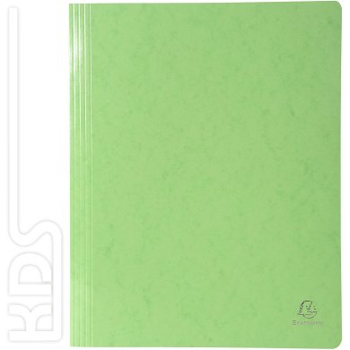 Exacompta flat file 'Iderama', glossy Manila cardboard, 355g, A4, light green