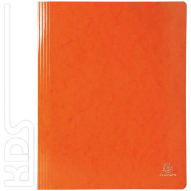 Exacompta flat file 'Iderama', glossy Manila cardboard, 355g, A4, orange