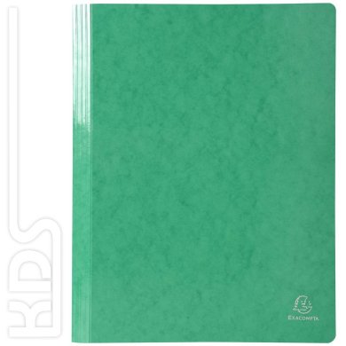 Exacompta flat file 'Iderama', glossy Manila cardboard, 355g, A4, green