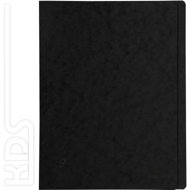 Exacompta flat file Manila cardboard, 265g, A4, black