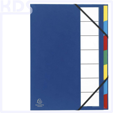 Ordnungsmappe 7 Fächer - Exacompta 55320E - Blau