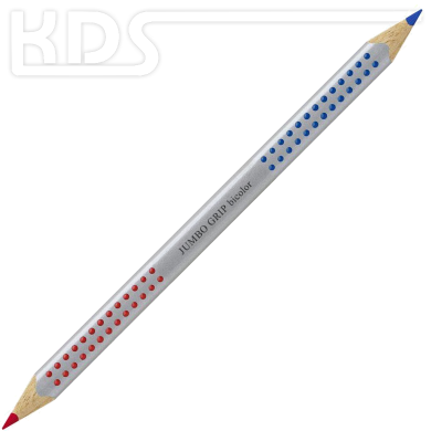 Faber-Castell Jumbo Grip bicolor syllable separator, red and blue