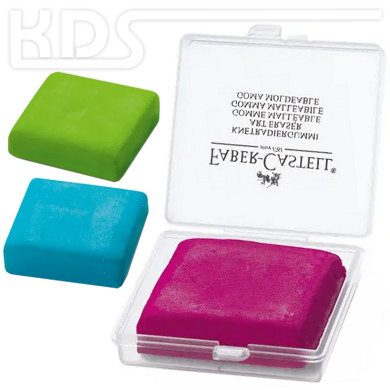 Faber-Castell modeling clay Art Eraser 127121 lemon, turquoise, blackberry