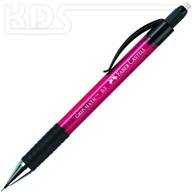 Faber-Castell Druckbleistift Grip-Matic 1375, 0.5mm, rot