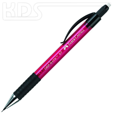 Faber-Castell Druckbleistift Grip-Matic 1377, 0.7mm, rot