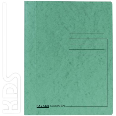 Falken flat file, Colorspan cardboard, 355g, A4, green