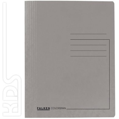 Falken Schnellhefter, Colorspan-Karton, 355g, DIN A4, grau
