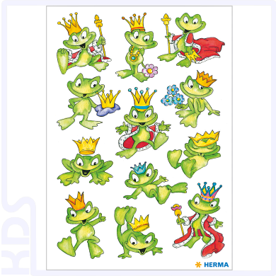 Herma Sticker 'Froschkönig'