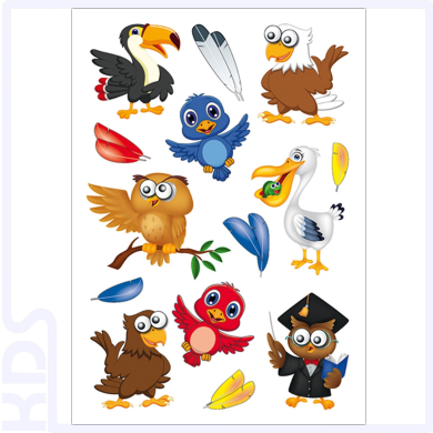 Herma Magic Sticker 'Nesthocker', 3D Wackelaugen
