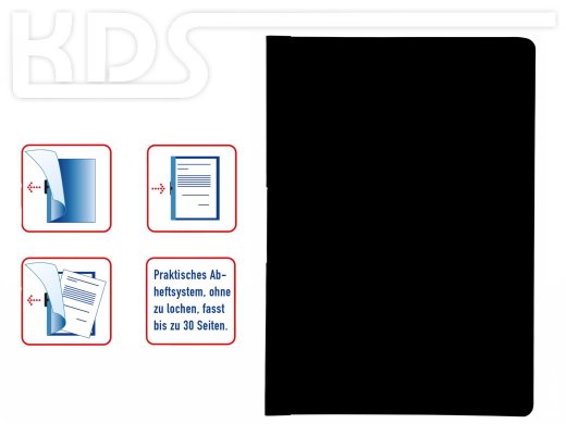 Clip Folders Idena 300567, A4, black