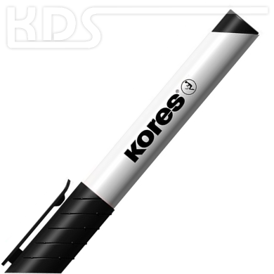 Kores 'K-Marker' for whiteboard, 3mm round tip, black