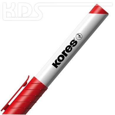 Kores 'K-Marker' for whiteboard, 3mm round tip, red
