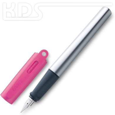 LAMY nexx Füllhalter 82 (mit A-Feder), pinke Kappe