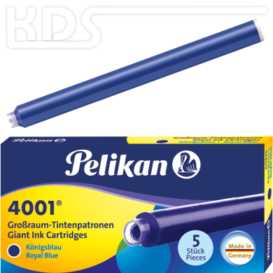 Pelikan Large Capacity Ink Cartridges 4001 GTP/5, royal blue