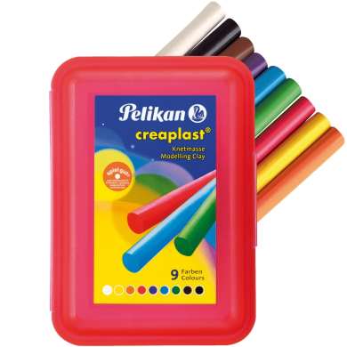 Pelikan Creaplast children's modeling clay 622670 300 grams, red box