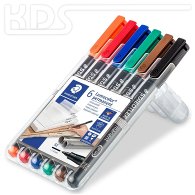 Staedtler Lumocolor permanent M 6er - 317 WP6
