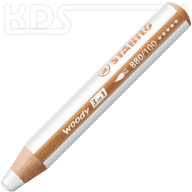 Stabilo colored pencil Woody 3-in-1 - white