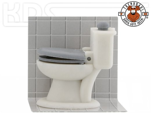 Eraser 'WC' - Trendhaus 931160, GREY