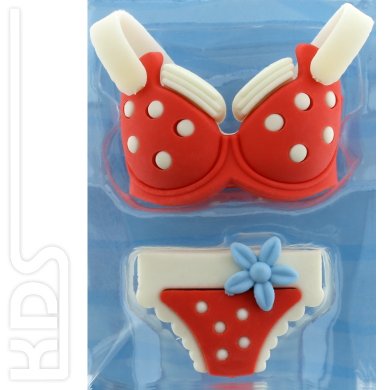 Eraser 'Bikini Set'  -  Trendhaus 937551, RED