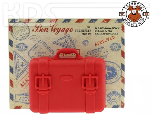 Eraser 'Bon Voyage'  -  Trendhaus 938060, RED
