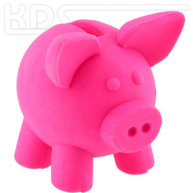 Radierer ''Sparschwein'' - Trendhaus 938473, PINK