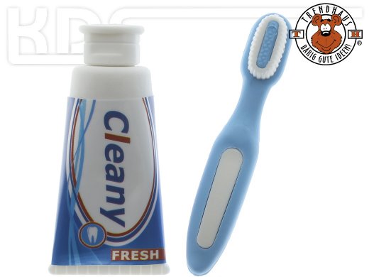 Eraser 'Brush Teeth'  -  Trendhaus 938954, BLUE