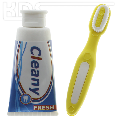 Eraser ''Brush Teeth''  -  Trendhaus 938954, YELLOW