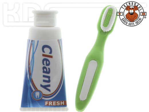 Eraser 'Brush Teeth'  -  Trendhaus 938954, GREEN