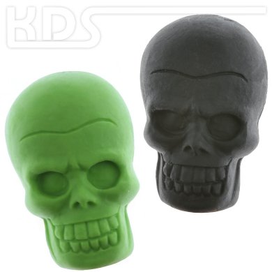 Eraser 'Skull' - Trendhaus 939159, black + GREEN