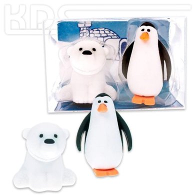 Eraser 'Polar Animals' (Penguin & Polar Bear)  -  Trendhaus 940322