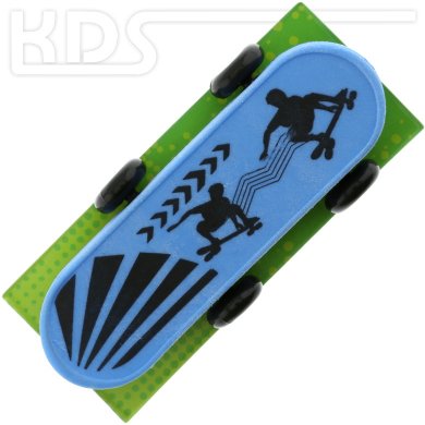 Eraser 'Skateboard'  -  Trendhaus 941831, BLUE