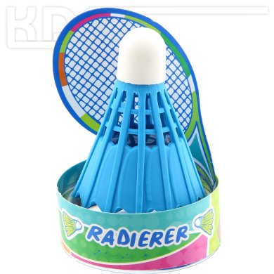 Radierer ''Match'' (Federball) - Trendhaus 944245, BLAU