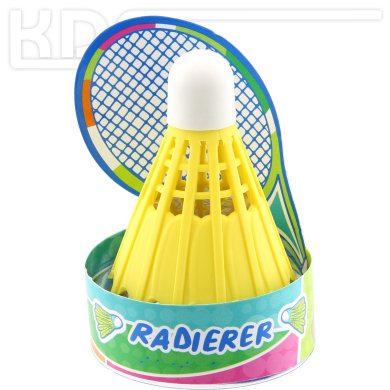 Eraser 'Match' (Badminton Ball) - Trendhaus 944245, YELLOW