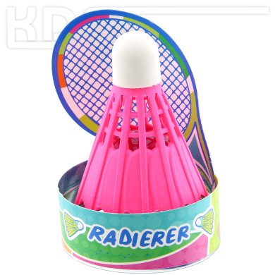 Eraser 'Match' (Badminton Ball) - Trendhaus 944245, PINK