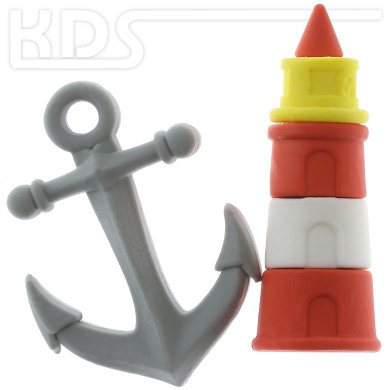 Eraser 'Anchor and Lighthouse'  -  Trendhaus 947420