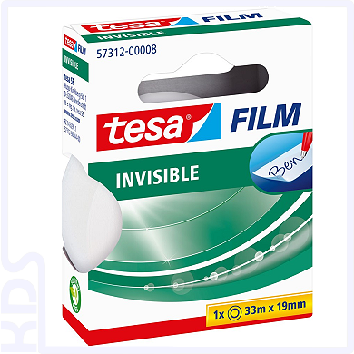 Tesafilm invisible (unsichtbar), 33m x 19mm