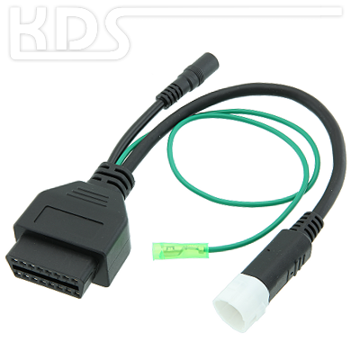 OBD Adapter Yamaha Motorcycle 3 Pin to OBD2 (K-Line) - KDS OnlineShop