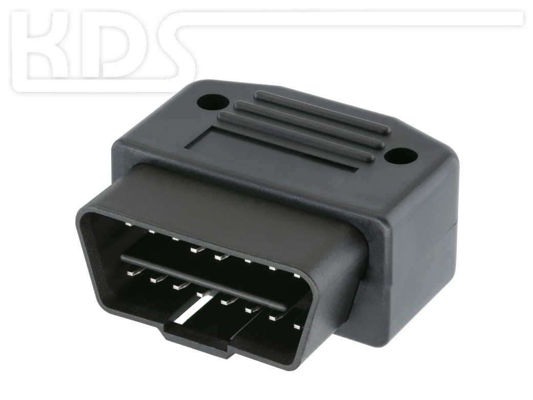 OBD2 Connector 45 (J1962 Typ A, 12V male) w/o Cable