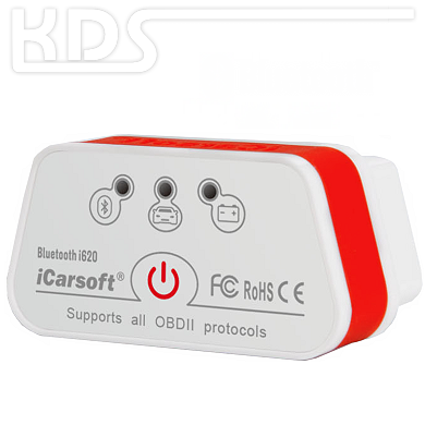 iCarsoft i620 Bluetooth diagnosis for Android 