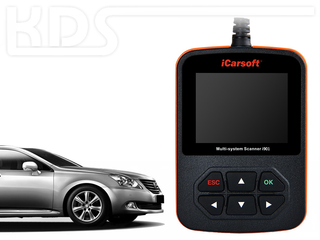 ++ OBD2 iCarsoft i810 Diagnose Handscanner komplett in deutsch für Kia MOTOR 