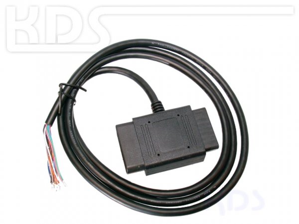 OBD-2 Cable 'cut off' C / 1.5m - HiQ (J1962M Type A M&F -> open end)