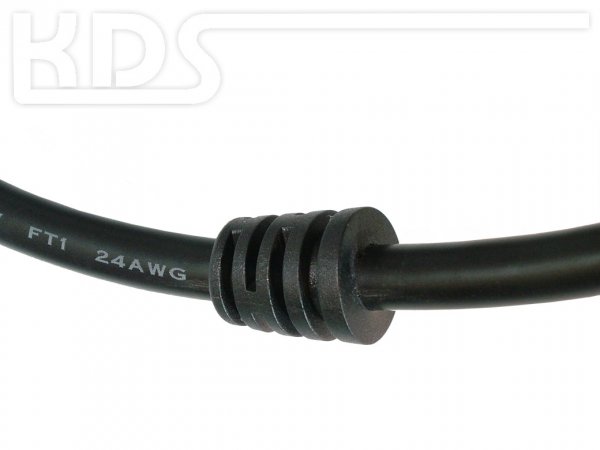 OBD-2 Cable 'cut off' B / 1.0m - HiQ (J1962M Type A -> open end) with Strain Relief