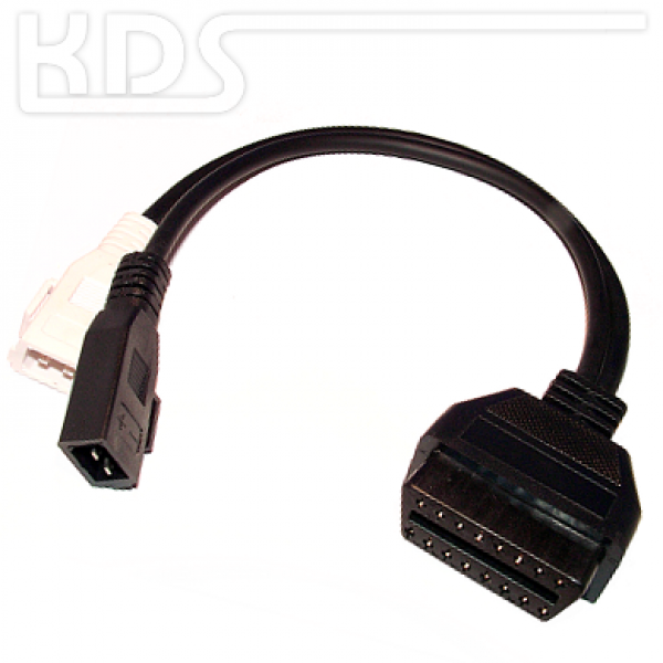 OBD Adapter cable 2x2 to OBD-2 (female) - for VAG-Vehicles