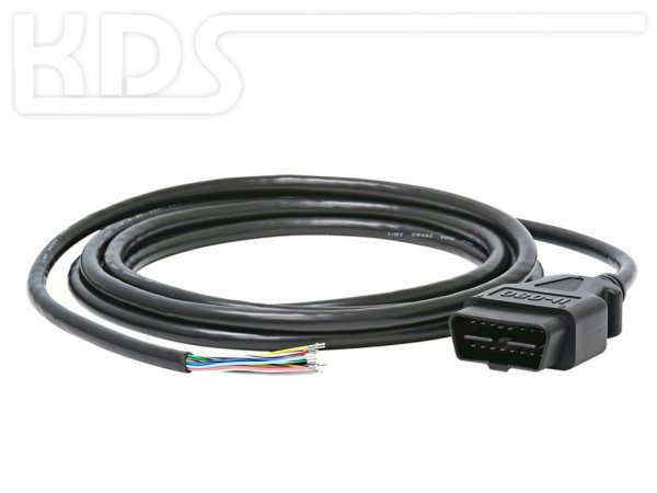 OBD-2 Cable 'cut off' E / 3.0m - HiQ (J1962M Typ B -> open end)
