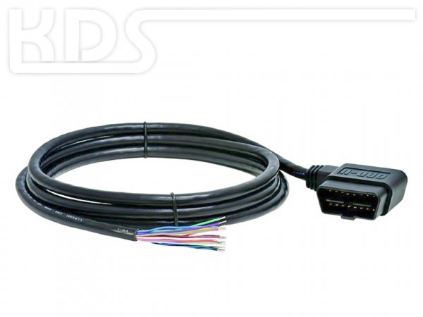 OBD-2 Cable 'cut off' G / 1.8m - HiQ (J1962M Typ B -> open end)