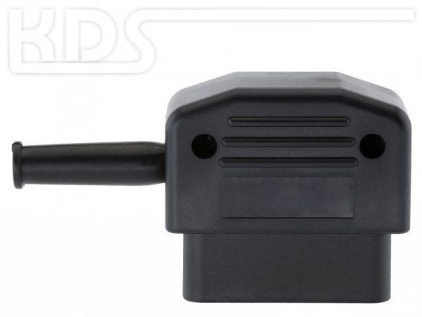 OBD-2 Socket-Connector J-PVC - (SAE J1962 female)  - Right Angled