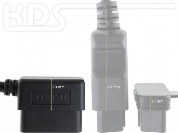 OBD-2 Cable Y-Cable G-4 - (J1962M -> 4xF) // Y-Splitter