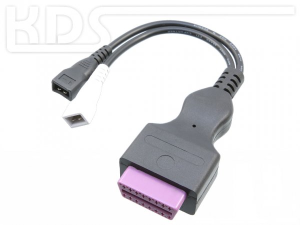 OBD Adapter cable 2x2 to OBD-2 (female) - Professional for VAG-Vehicles