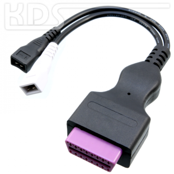 OBD Adapter cable 2x2 to OBD-2 (female) - Professional for VAG-Vehicles